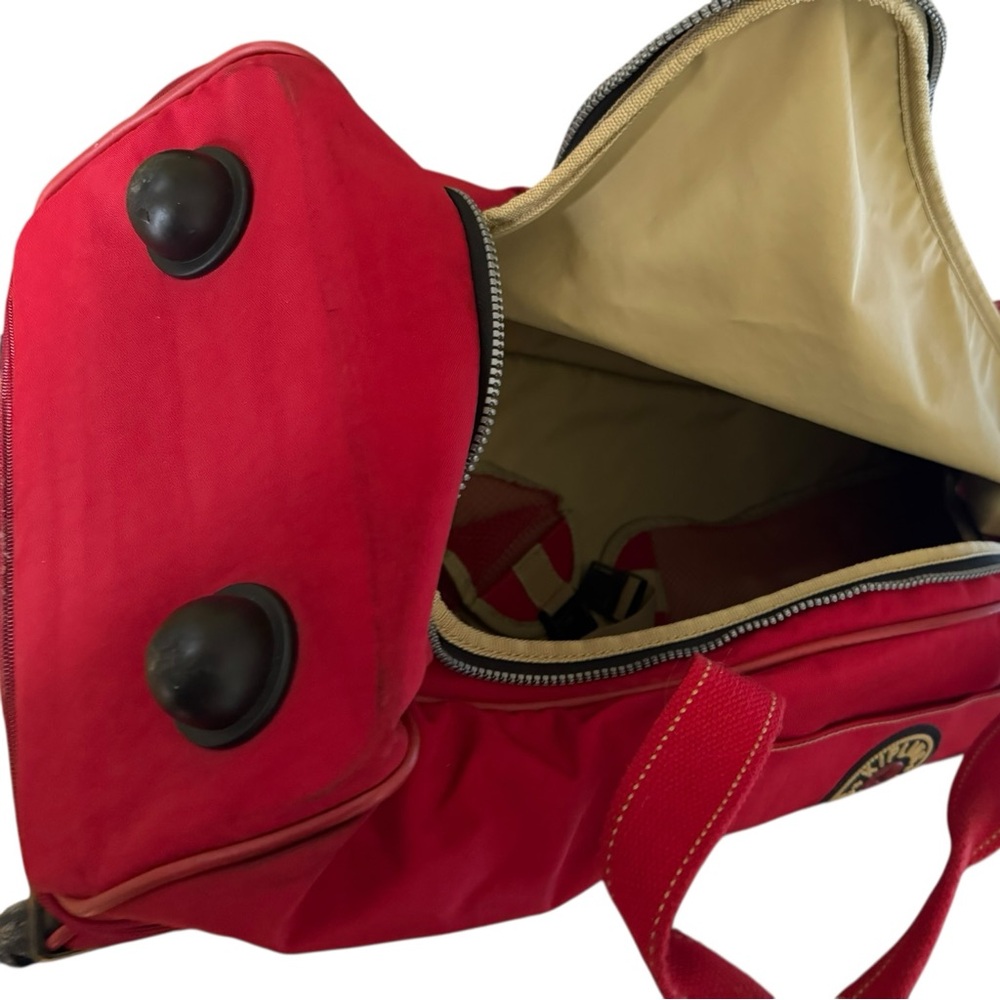 Kipling Bold Red Travel Duffel - Picture 10 of 16